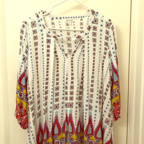 3/4 sleeve tunic - Picture 1 of 3